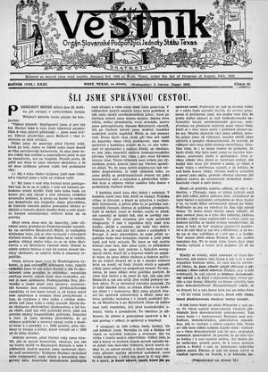Věstník (West, Tex.), Vol. 31, No. 22, Ed. 1 Wednesday, June 2, 1943