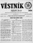 Newspaper: Věstník (West, Tex.), Vol. 59, No. 50, Ed. 1 Wednesday, December 15, …