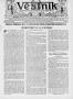 Newspaper: Věstník (West, Tex.), Vol. 31, No. 33, Ed. 1 Wednesday, August 18, 19…
