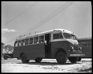 Primary view of object titled 'Cross-Allen Co. Bus to Mexico'.