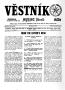 Newspaper: Věstník (West, Tex.), Vol. 67, No. 9, Ed. 1 Wednesday, February 28, 1…