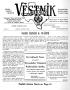 Newspaper: Věstník (West, Tex.), Vol. 47, No. 31, Ed. 1 Wednesday, August 5, 1959
