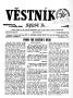 Thumbnail image of item number 1 in: 'Věstník (West, Tex.), Vol. 65, No. 41, Ed. 1 Wednesday, October 12, 1977'.