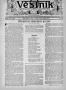 Newspaper: Věstník (West, Tex.), Vol. 32, No. 40, Ed. 1 Wednesday, October 4, 19…