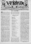 Newspaper: Věstník (West, Tex.), Vol. 23, No. 4, Ed. 1 Wednesday, December 5, 19…