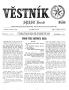 Newspaper: Věstník (West, Tex.), Vol. 56, No. 46, Ed. 1 Wednesday, November 13, …