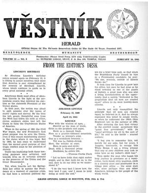 Věstník (West, Tex.), Vol. 53, No. 6, Ed. 1 Wednesday, February 10, 1965
