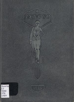 Primary view of object titled 'TXWOCO, Yearbook of Texas Woman's College, 1929'.