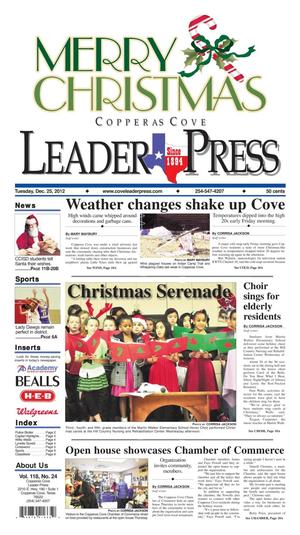 Copperas Cove Leader-Press (Copperas Cove, Tex.), Vol. 118, No. 24, Ed. 1 Tuesday, December 25, 2012