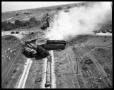 Thumbnail image of item number 1 in: 'Aerial Photograph of Train Wreck at San Marcos'.