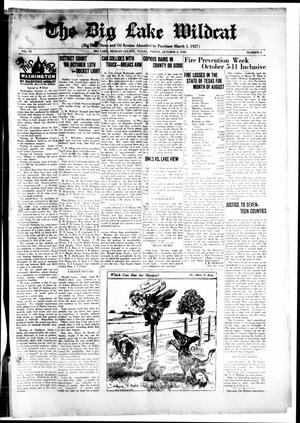 The Big Lake Wildcat (Big Lake, Tex.), Vol. 6, No. 6, Ed. 1 Friday, October 3, 1930