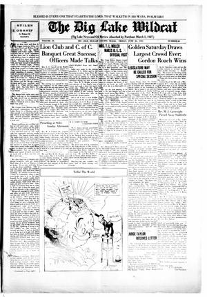 The Big Lake Wildcat (Big Lake, Tex.), Vol. 4, No. 44, Ed. 1 Friday, June 26, 1931