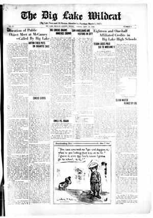 The Big Lake Wildcat (Big Lake, Tex.), Vol. 6, No. 4, Ed. 1 Friday, September 19, 1930