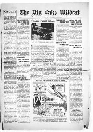 The Big Lake Wildcat (Big Lake, Tex.), Vol. 15, No. 23, Ed. 1 Friday, March 28, 1941