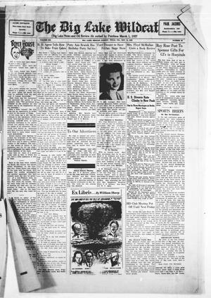 Primary view of object titled 'The Big Lake Wildcat (Big Lake, Tex.), Vol. 20, No. 50, Ed. 1 Friday, November 15, 1946'.