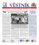 Newspaper: Věstník (Temple, Tex.), Vol. 100, No. 38, Ed. 1 Wednesday, September …