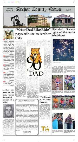 Archer County News (Archer City, Tex.), Vol. 104, No. 28, Ed. 1 Thursday, July 12, 2012