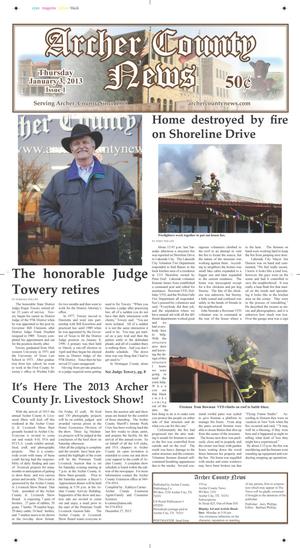 Archer County News (Archer City, Tex.), Vol. 105, No. 1, Ed. 1 Thursday, January 3, 2013