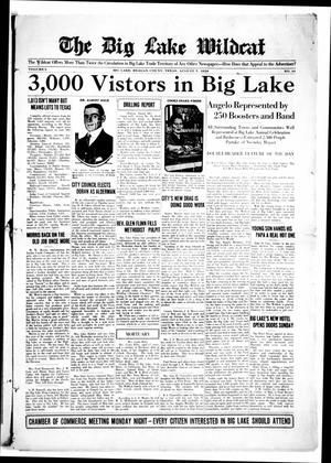 Primary view of object titled 'The Big Lake Wildcat (Big Lake, Tex.), Vol. 1, No. 48, Ed. 1 Saturday, August 7, 1926'.
