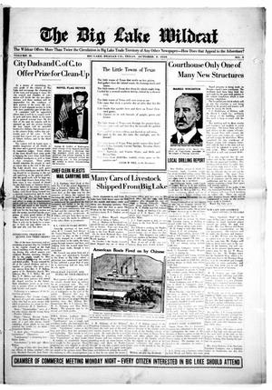 The Big Lake Wildcat (Big Lake, Tex.), Vol. 2, No. 5, Ed. 1 Saturday, October 9, 1926