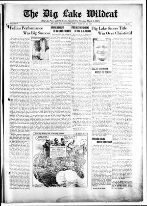 The Big Lake Wildcat (Big Lake, Tex.), Vol. 4, No. 23, Ed. 1 Saturday, February 23, 1929