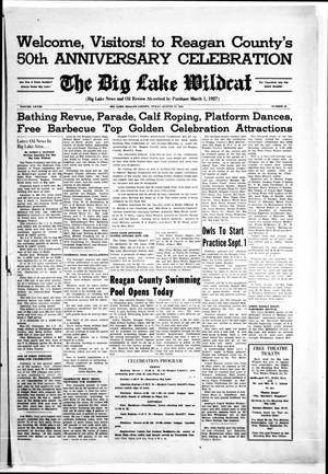 Primary view of object titled 'The Big Lake Wildcat (Big Lake, Tex.), Vol. 28, No. 33, Ed. 1 Friday, August 21, 1953'.