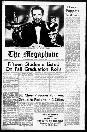 The Megaphone (Georgetown, Tex.), Vol. 58, No. 16, Ed. 1 Friday, January 22, 1965