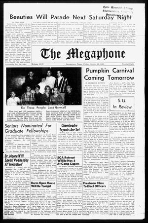 The Megaphone (Georgetown, Tex.), Vol. 59, No. 8, Ed. 1 Friday, October 29, 1965