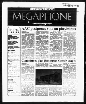 Megaphone (Georgetown, Tex.), Vol. 89, No. 25, Ed. 1 Thursday, April 6, 1995