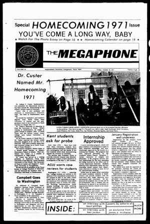 The Megaphone (Georgetown, Tex.), Vol. 65, No. 08, Ed. 1 Friday, October 22, 1971