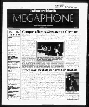 Primary view of object titled 'Megaphone (Georgetown, Tex.), Vol. 89, No. 22, Ed. 1 Thursday, March 9, 1995'.