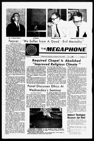 The Megaphone (Georgetown, Tex.), Vol. 61, No. 2, Ed. 1 Friday, September 29, 1967
