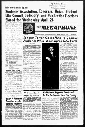 The Megaphone (Georgetown, Tex.), Vol. 61, No. 24, Ed. 1 Friday, April 19, 1968