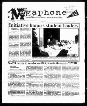 Megaphone (Georgetown, Tex.), Vol. 93, No. 20, Ed. 1 Thursday, April 15, 1999