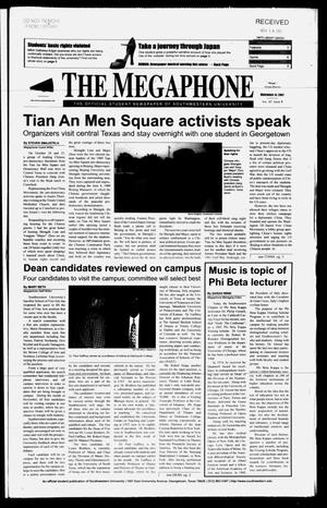 Primary view of object titled 'The Megaphone (Georgetown, Tex.), Vol. 97, No. 08, Ed. 1 Thursday, November 14, 2002'.