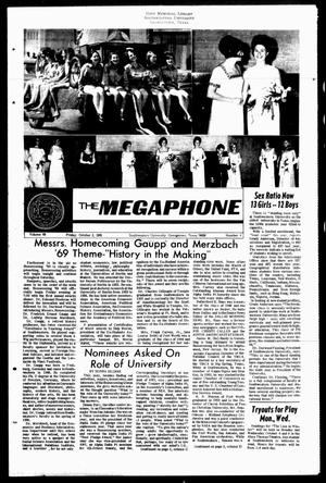 The Megaphone (Georgetown, Tex.), Vol. 63, No. 04, Ed. 1 Friday, October 3, 1969