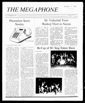 Primary view of The Megaphone (Georgetown, Tex.), Vol. 81, No. 07, Ed. 1 Friday, October 17, 1986