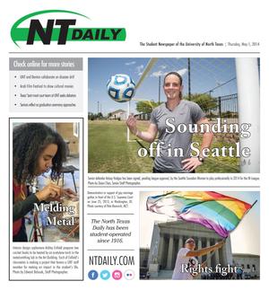 NT Daily (Denton, Tex.), Vol. 102, No. 30, Ed. 1 Thursday, May 1, 2014