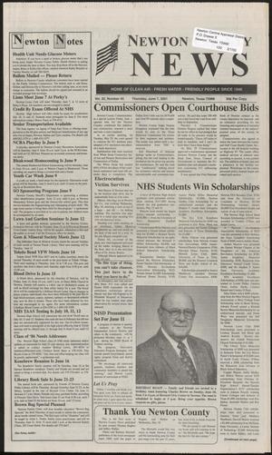 Primary view of object titled 'Newton County News (Newton, Tex.), Vol. 32, No. 45, Ed. 1 Thursday, June 7, 2001'.