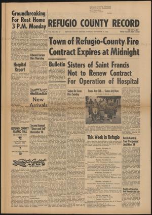 Refugio County Record (Refugio, Tex.), Vol. 12, No. 13, Ed. 1 Monday, November 15, 1965