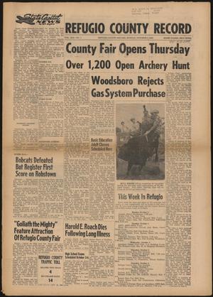 Refugio County Record (Refugio, Tex.), Vol. 13, No. 7, Ed. 1 Monday, October 3, 1966