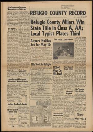 Refugio County Record (Refugio, Tex.), Vol. 11, No. 38, Ed. 1 Monday, May 10, 1965