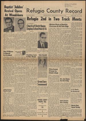 Refugio County Record (Refugio, Tex.), Vol. 10, No. 30, Ed. 1 Monday, March 16, 1964