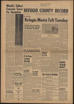 Refugio County Record (Refugio, Tex.), Vol. 11, No. 24, Ed. 1 Monday, February 8, 1965