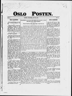 Oslo Posten. (Guymon, Okla.), Vol. 2, No. 31, Ed. 1 Friday, July 28, 1911