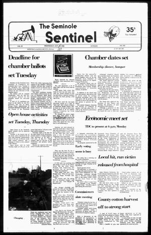 Primary view of object titled 'The Seminole Sentinel (Seminole, Tex.), Vol. 81, No. 103, Ed. 1 Sunday, October 23, 1988'.