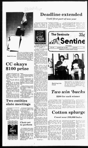 The Seminole Sentinel (Seminole, Tex.), Vol. 82, No. [14], Ed. 1 Sunday, December 18, 1988