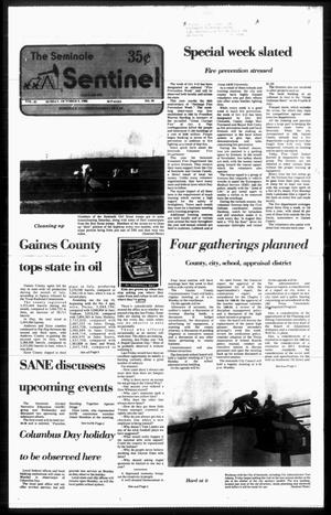 The Seminole Sentinel (Seminole, Tex.), Vol. 81, No. 99, Ed. 1 Sunday, October 9, 1988