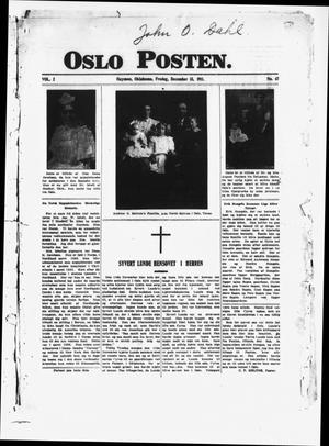 Oslo Posten. (Guymon, Okla.), Vol. 2, No. 47, Ed. 1 Friday, December 15, 1911