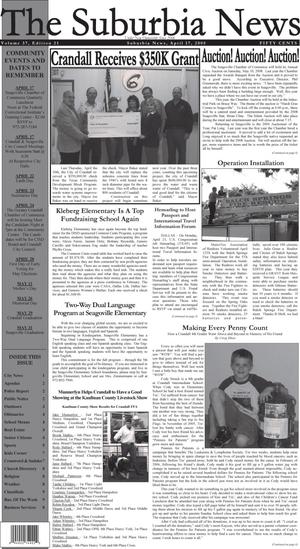 The Suburbia News (Seagoville, Tex.), Vol. 37, No. 21, Ed. 1 Thursday, April 17, 2008
